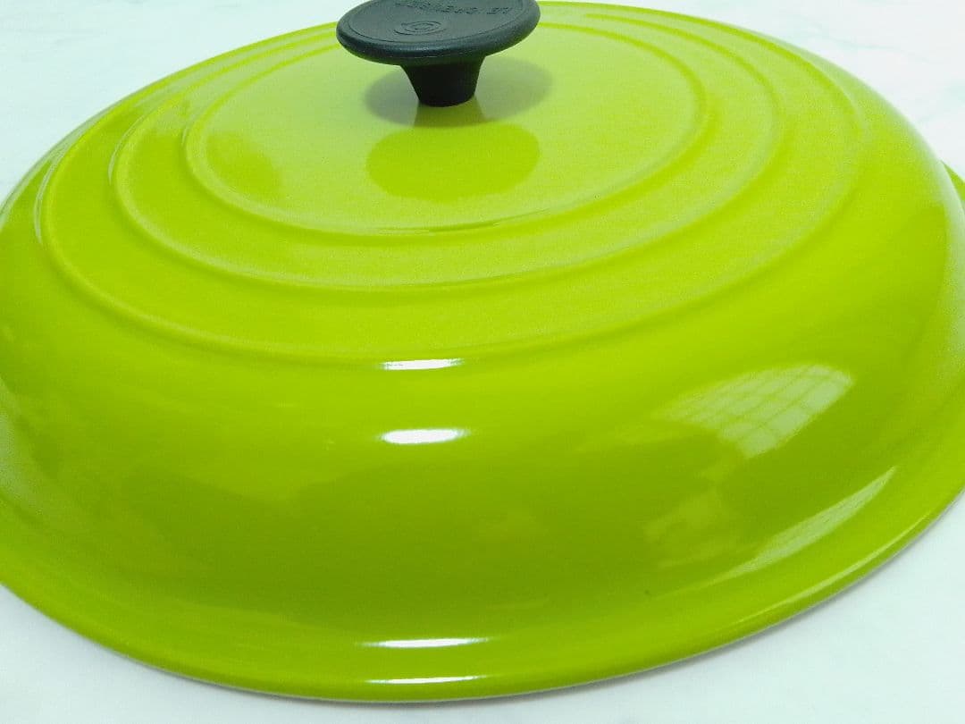 ルクルーゼ 30cm ビュッフェキャセロール グリーン 両手鍋