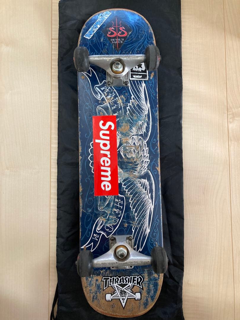 nyy スケボー スケート スケートボード デッキ コンプリート