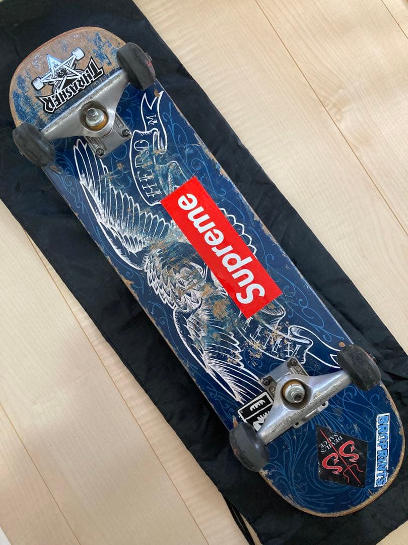 nyy スケボー スケート スケートボード デッキ コンプリート