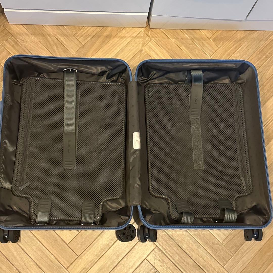 【美品】RIMOWA リモワ 4輪 スーツケース アズールブルー 機内持込み