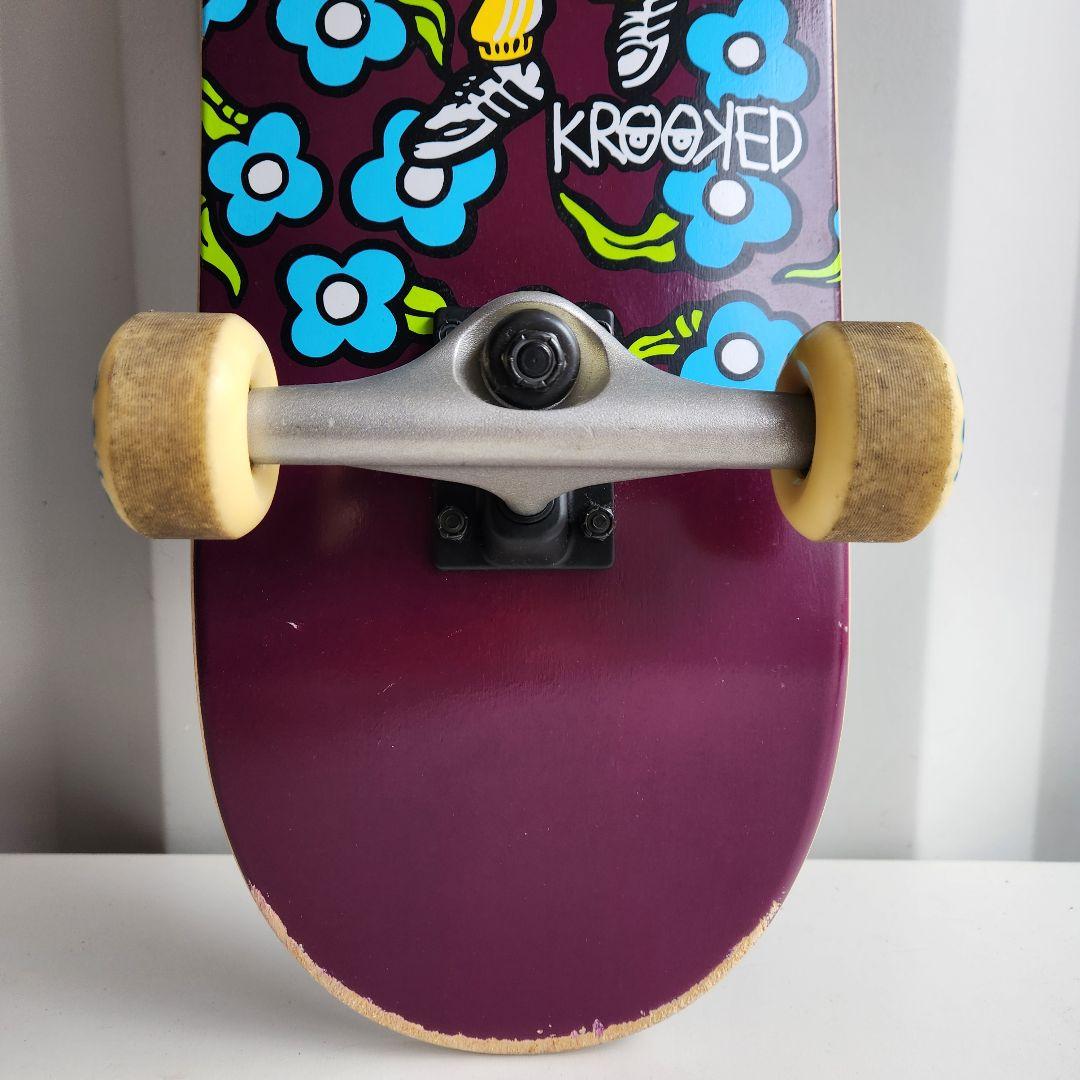 美品　KROOKED SKATEBOARD コンプリートセット　7.75インチ