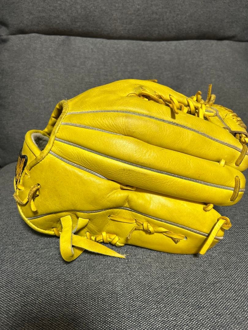 タマザワ 両手投げ 軟式グローブ TG-WH20イエロー 左右 TAMAZAWA