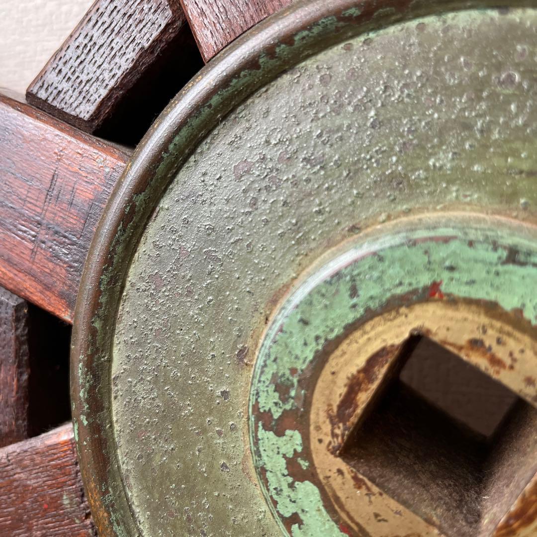 船舶部品　大型舵輪　アンティーク