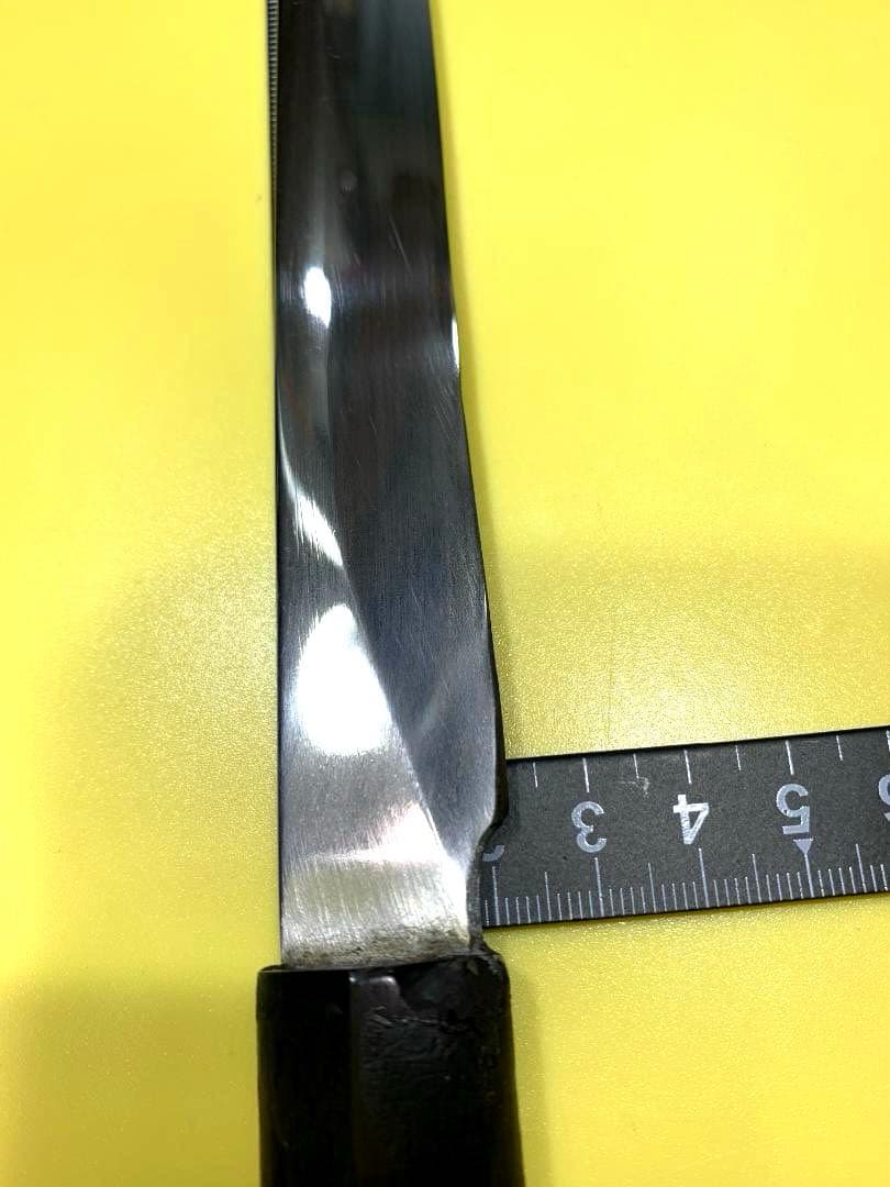堺　柳刃包丁　刃渡り22cm　波紋出ています。