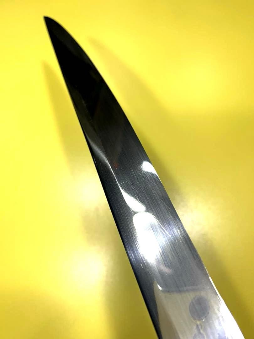 堺　柳刃包丁　刃渡り22cm　波紋出ています。