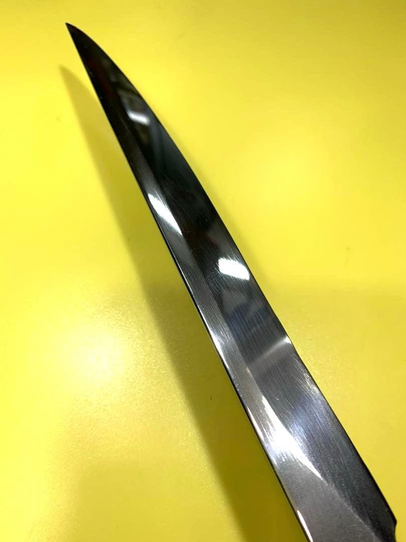 堺　柳刃包丁　刃渡り22cm　波紋出ています。