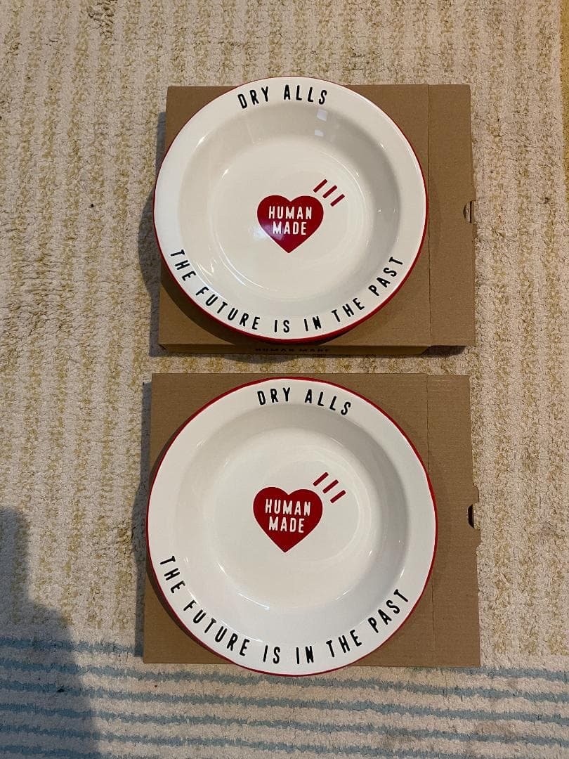 HUMAN MADE ENAMEL PLATE 180mm 食器 2枚セット