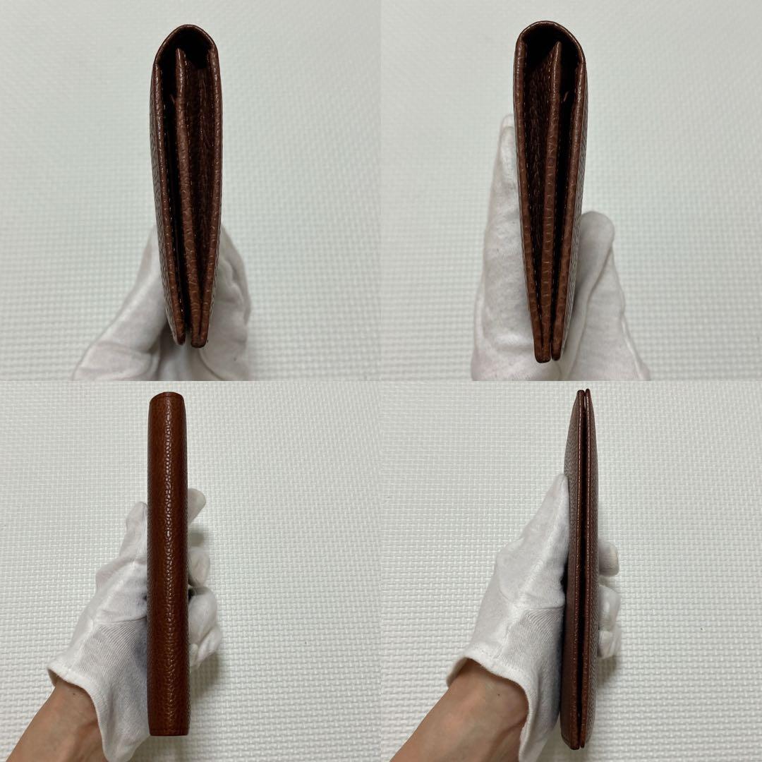 ・未使用GANZO ガンゾ レザー長財布 WGAN GD 小銭入れ付き　ブラウン