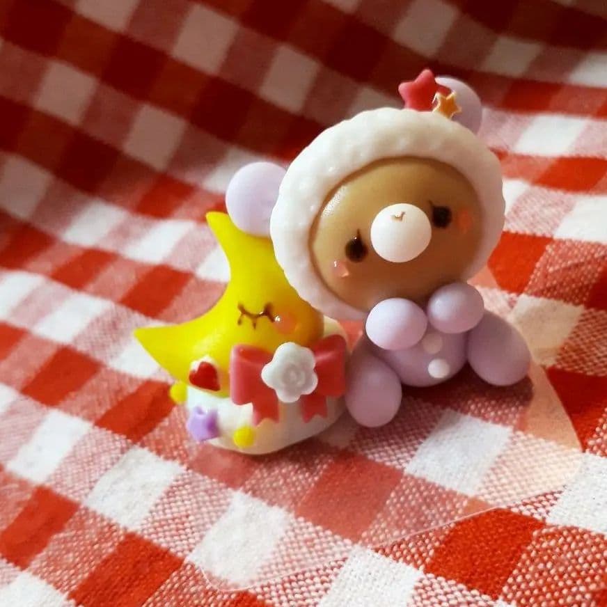 着ぐるみくまさん☆仲良しお月様