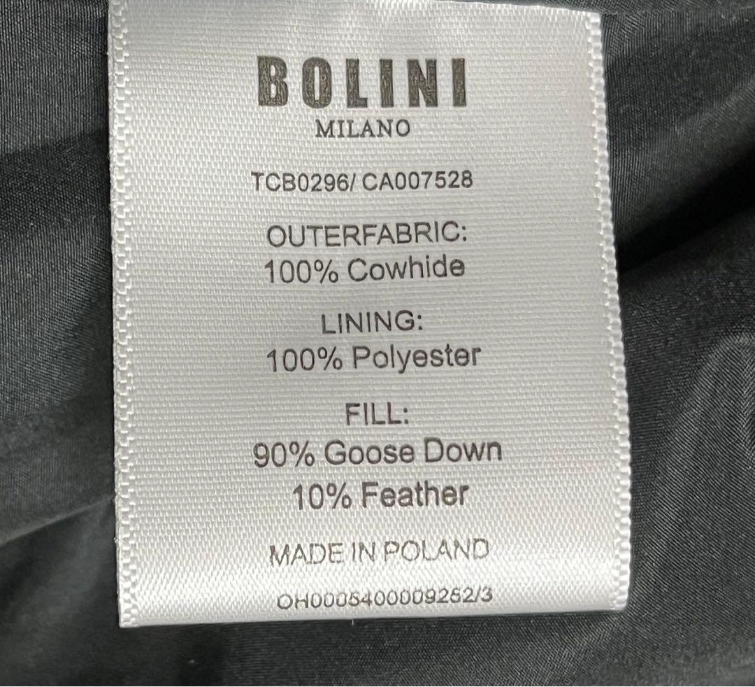 BOLINI 本革ダウンジャケット50/XL