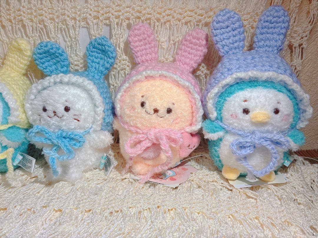 【しろたんぽてぽてマスコット用】ふわふわうさたんセット　⚠︎ばら売り可