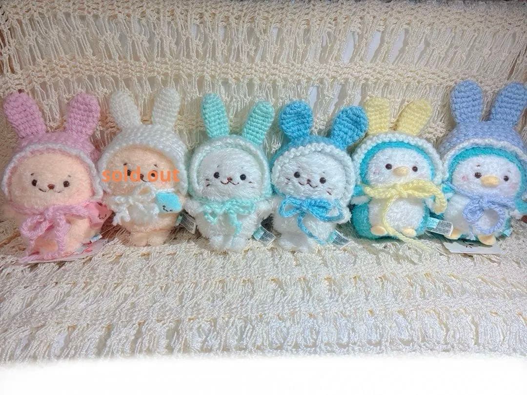 【しろたんぽてぽてマスコット用】ふわふわうさたんセット　⚠︎ばら売り可