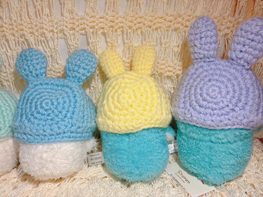 【しろたんぽてぽてマスコット用】ふわふわうさたんセット　⚠︎ばら売り可