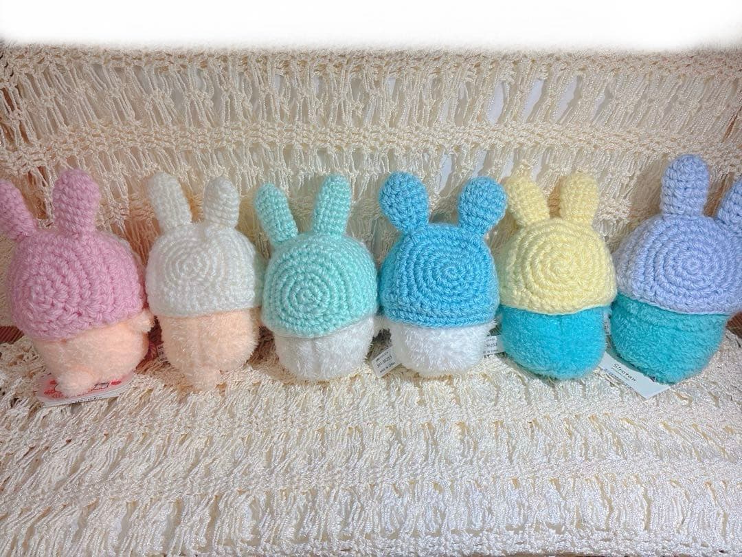 【しろたんぽてぽてマスコット用】ふわふわうさたんセット　⚠︎ばら売り可