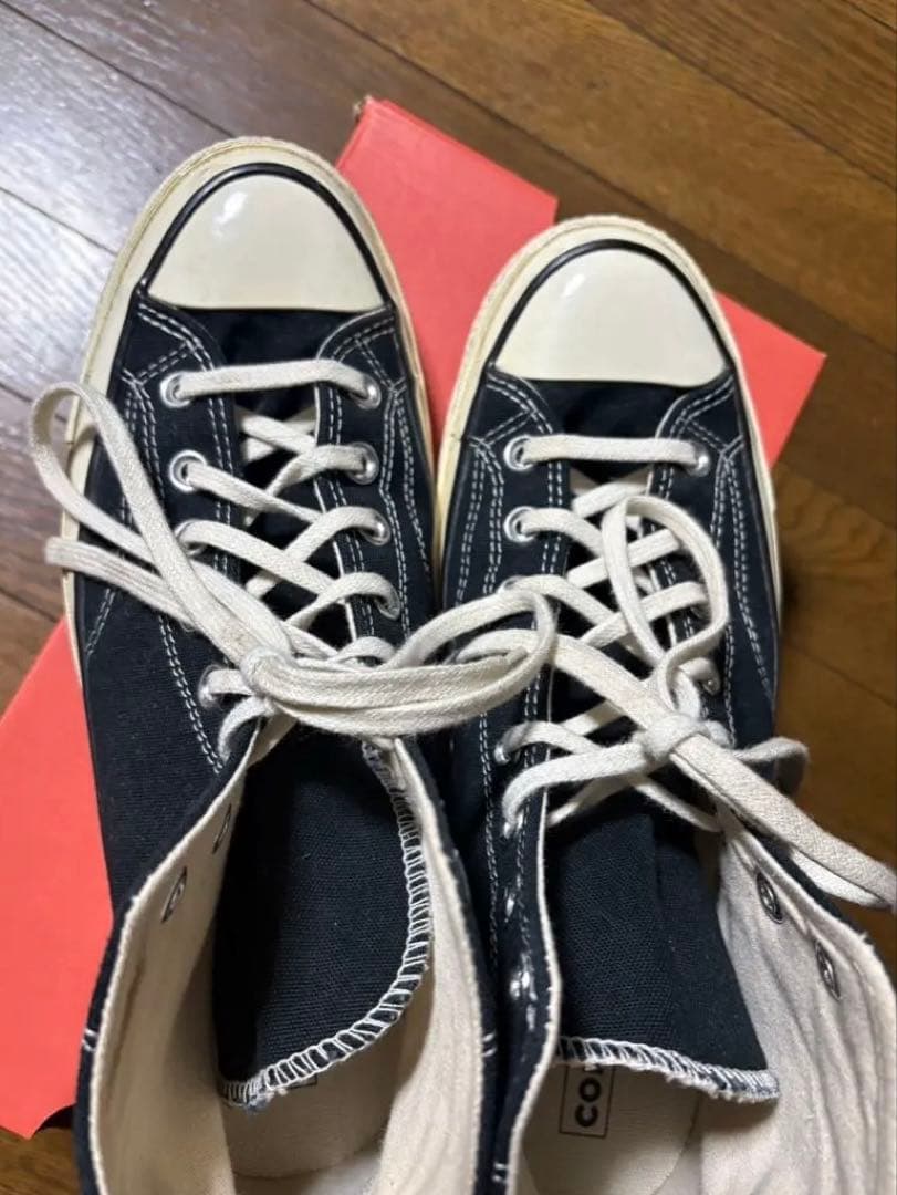 ct70 コンバース　チャックテイラー　ブラック 27.5 レシート付き