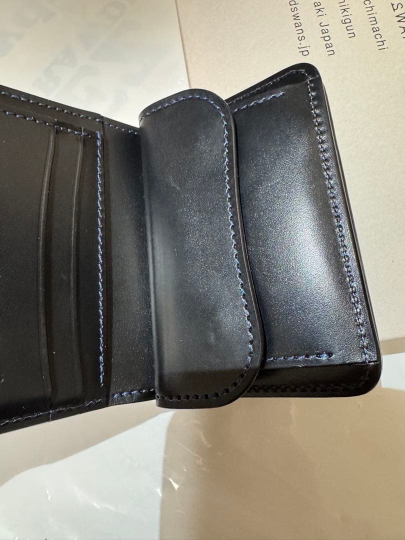 最終値下げ！WILDSWANS イーノ　藍染クロコ