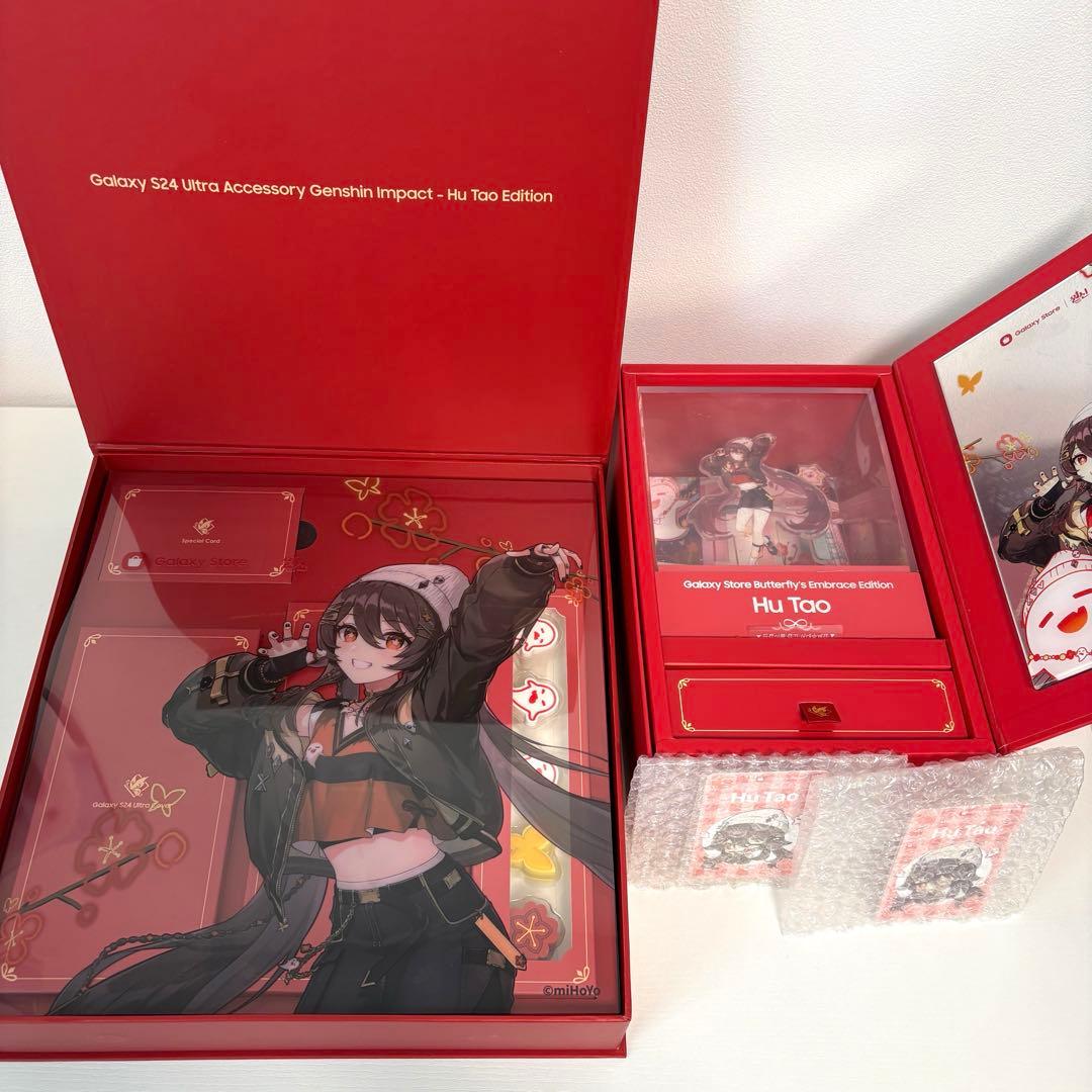 カ*コ様 原神 Galaxy S24 Ultra 胡桃 フータオ アクセサリーセ