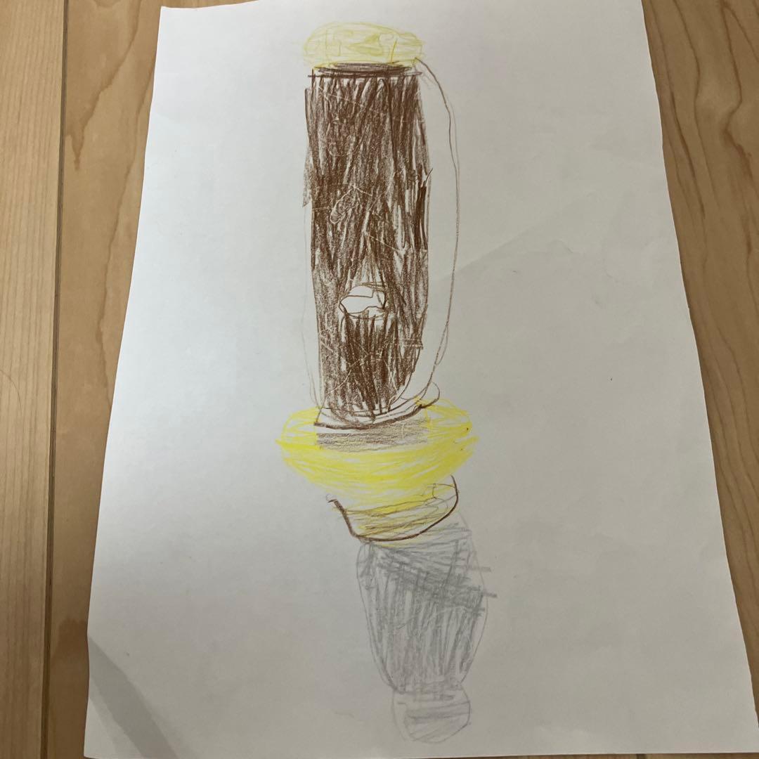 子供の作ったレッサーパンダの絵
