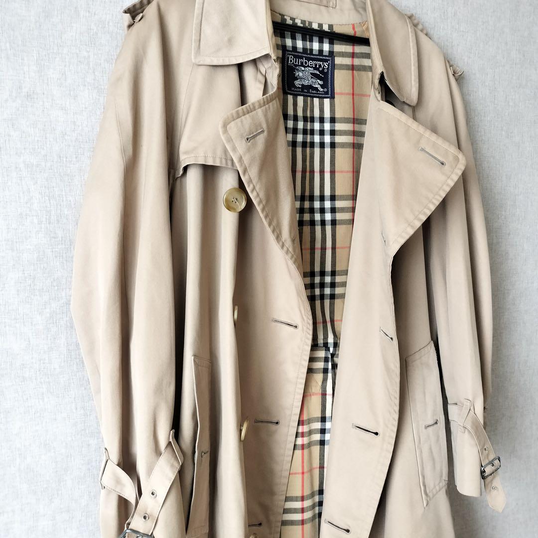 バーバリー トレンチコート ベージュ ノバチェック Burberry 裏地付き