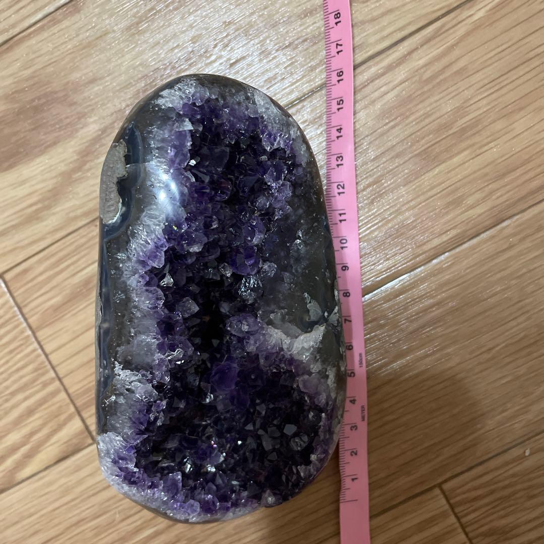 アメジストドーム　台座付き　値下げ