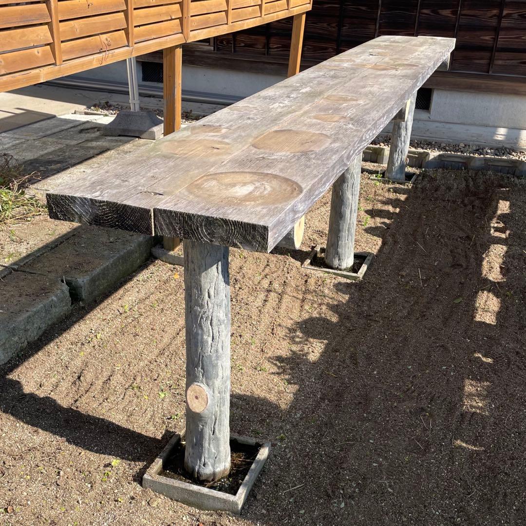 盆栽棚 [脚③棚板②] 【引き取り限定】野草 ガーデニング 庭園 日本庭園