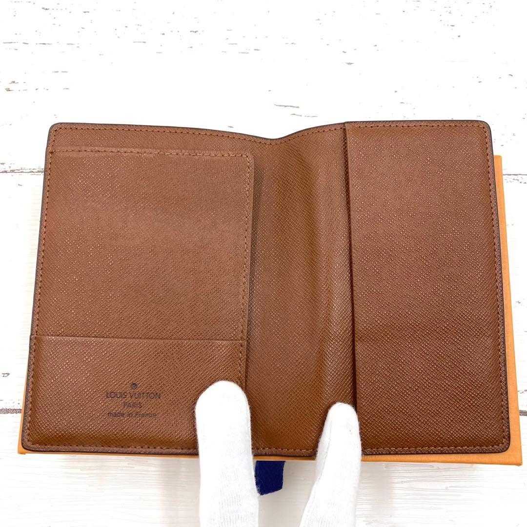 外美品 ルイヴィトン パスポートケース モノグラム クーヴェルテュールパスポール