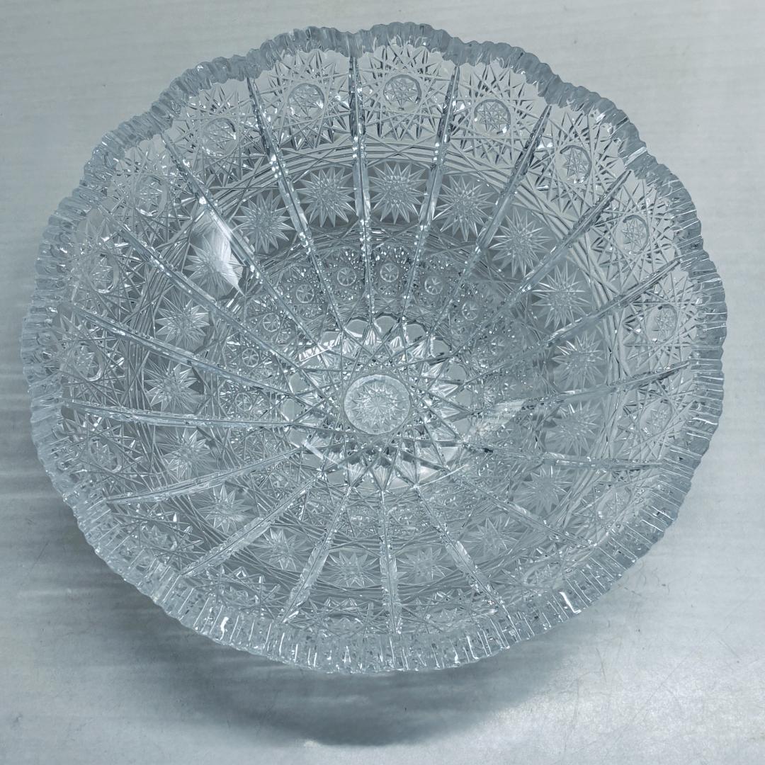 ボヘミアグラス PK500カット 器 チェコ製 高級クリスタル