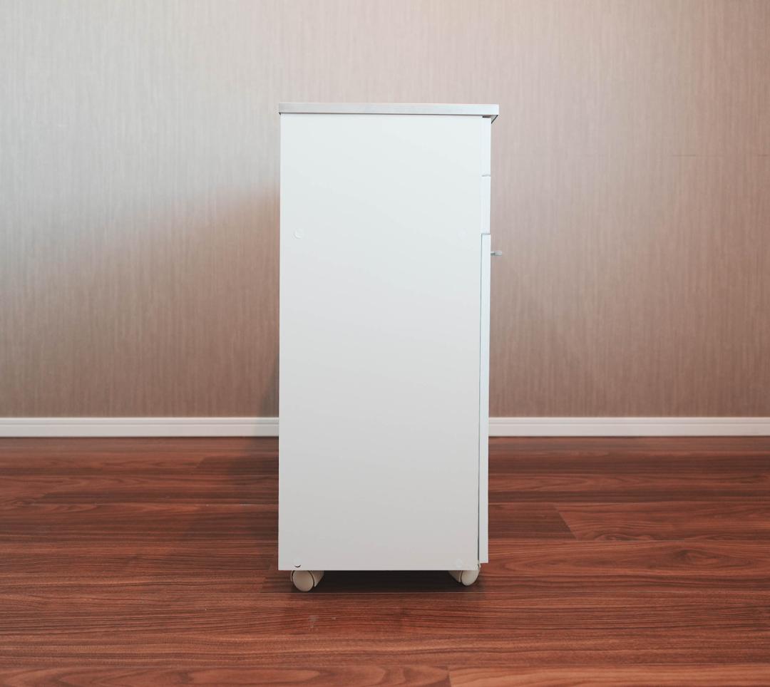 山善 キッチンワゴン ダストボックス STCP-3WR 定価26,999