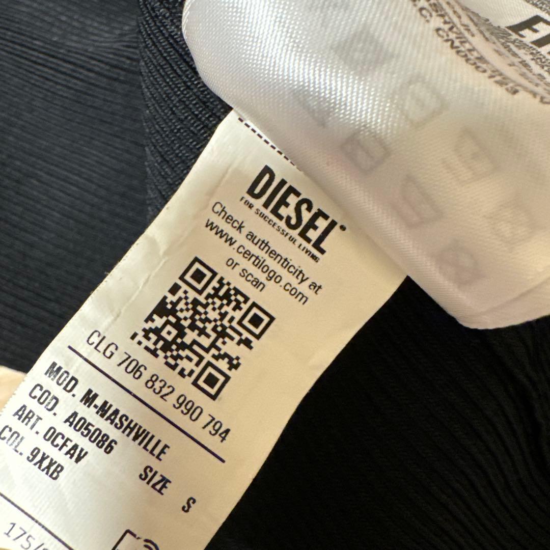 DIESEL ワンピース ドレス ニット ロゴ