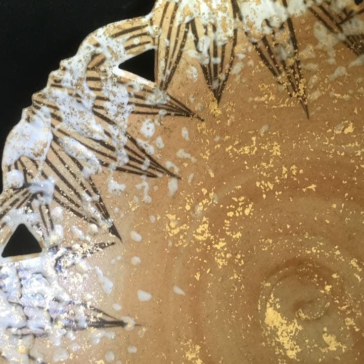 鉢　金彩雪笹　貴古窯　供箱　供布　京焼