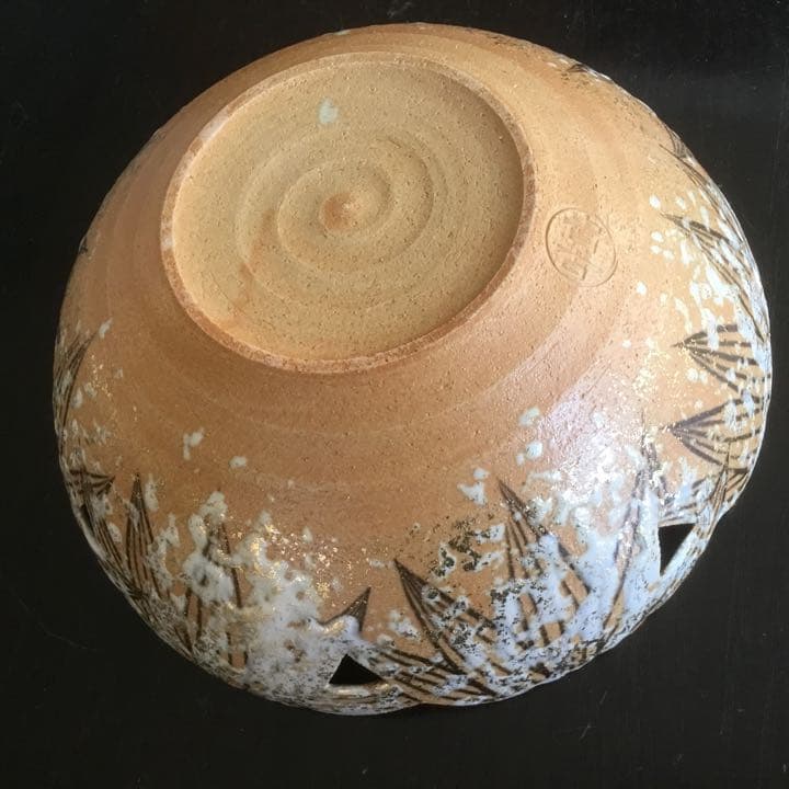 鉢　金彩雪笹　貴古窯　供箱　供布　京焼