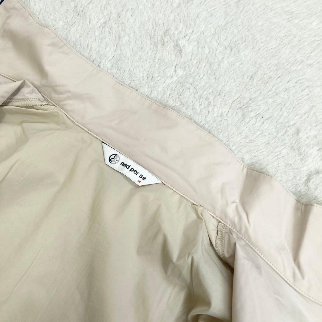 極美品・24AW✨アンパスィ　エアジャスターフルジップブルゾン　ゴルフ　中綿