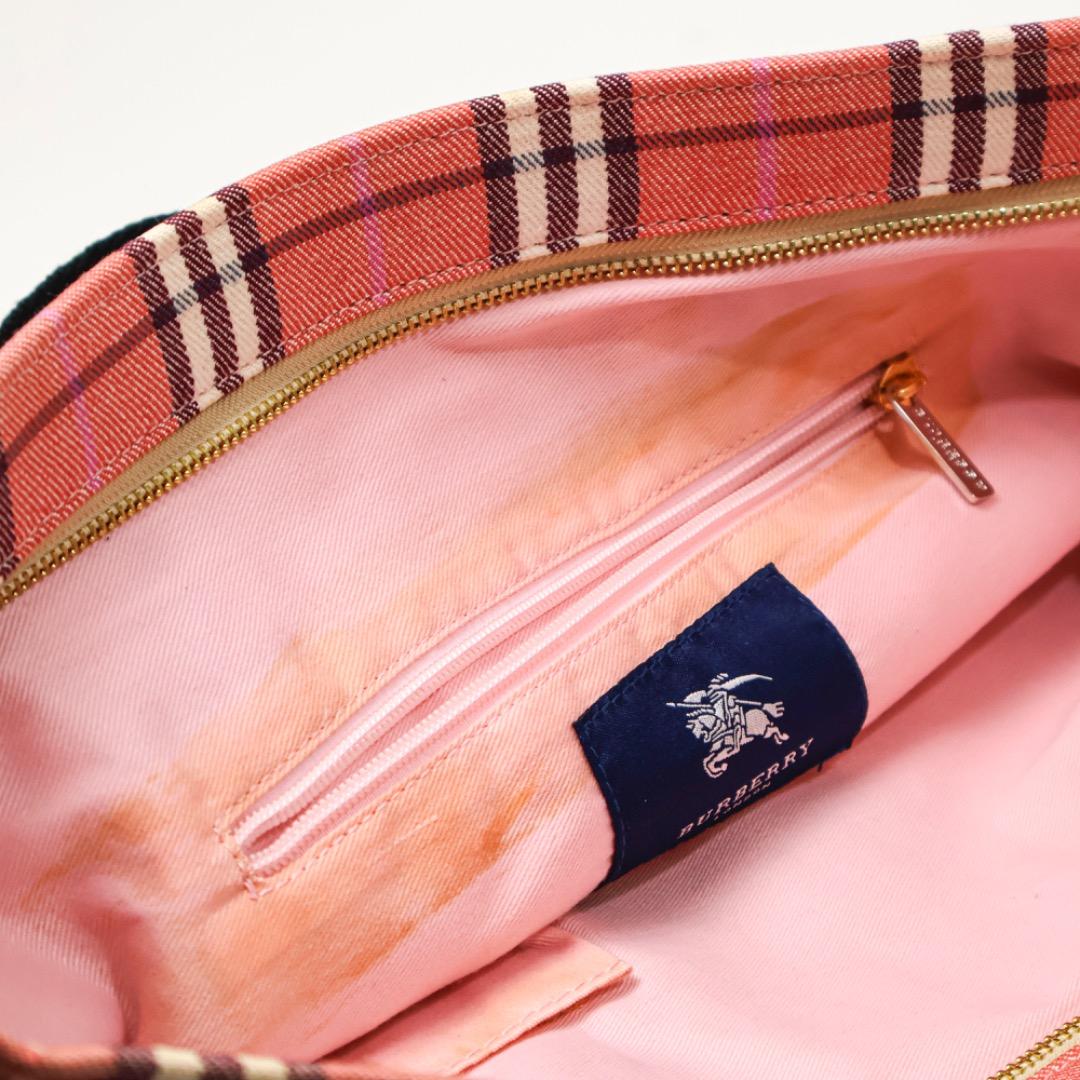 H5137-30◾️新品バーバリー　ノバチェックキャンバストートバッグ Y2K