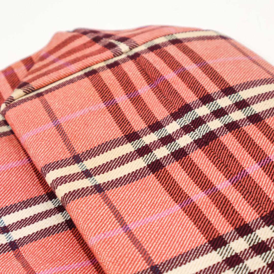 H5137-30◾️新品バーバリー　ノバチェックキャンバストートバッグ Y2K