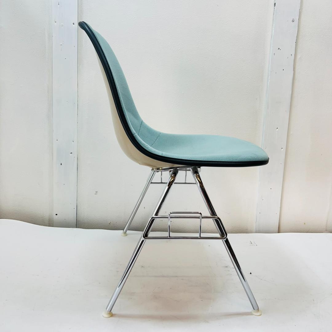 Hermanmiller イームズ サイドシェルチェア ダルブルー 1987年製