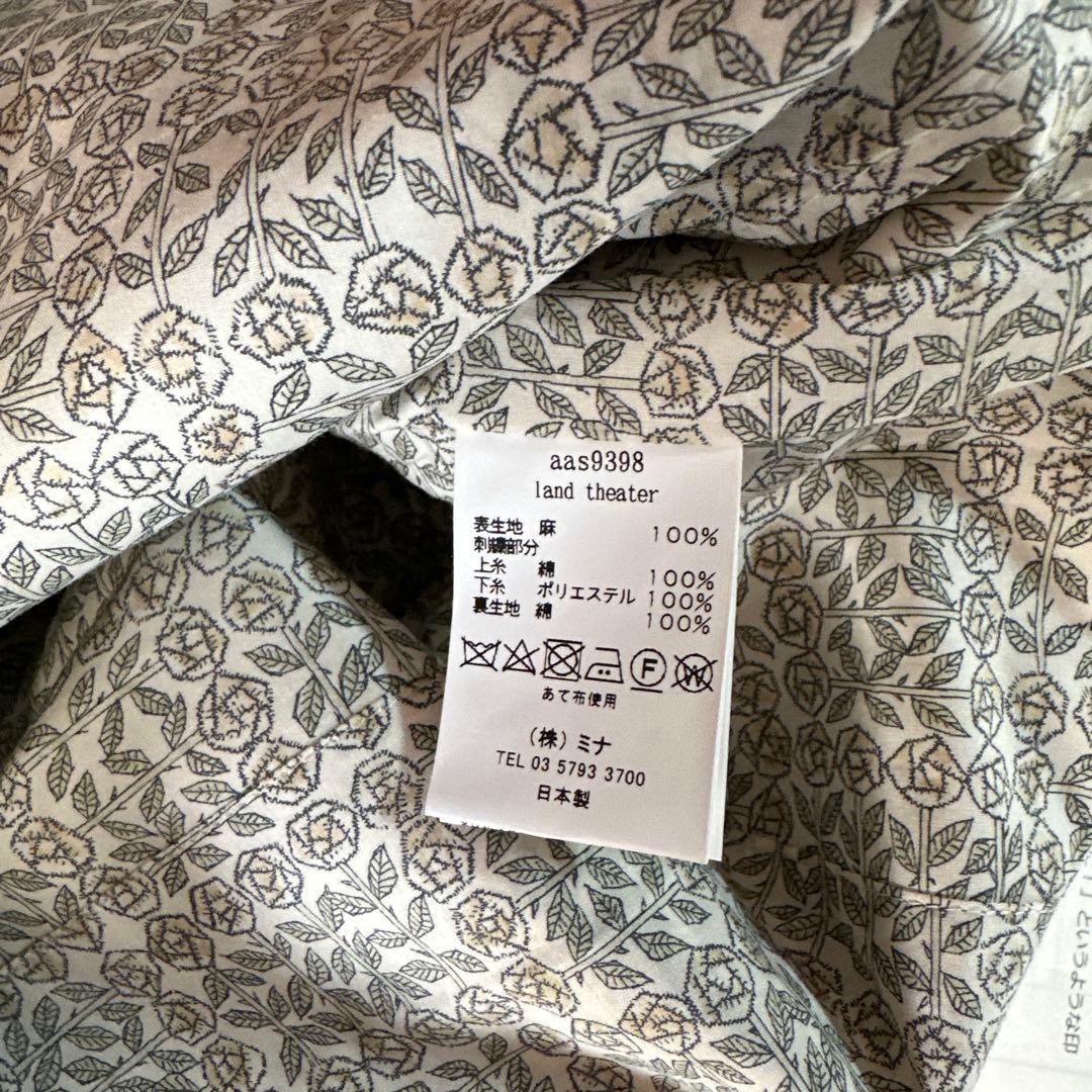 美品　minä perhonen ランド　シアター　木のデザイン トートバッグ