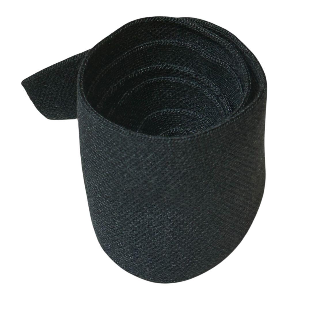 mmmfg 極美品　エルメスシルクニットタイ　ダークグレー