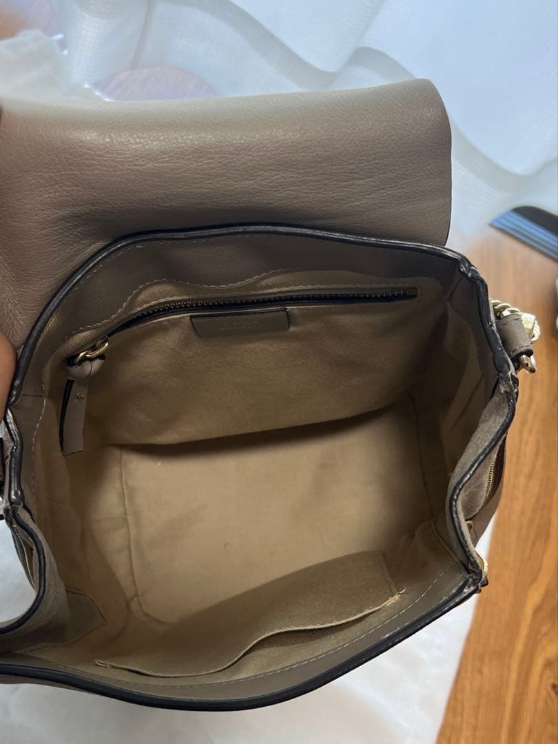 Chloé ベージュ リュック・バックパック 保証証付き