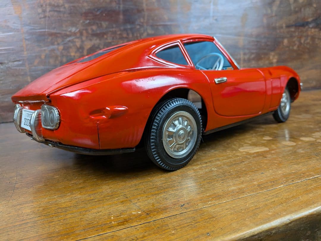 特大★古いブリキ★野村トーイ★トヨタ2000GT★全長48cm★USED