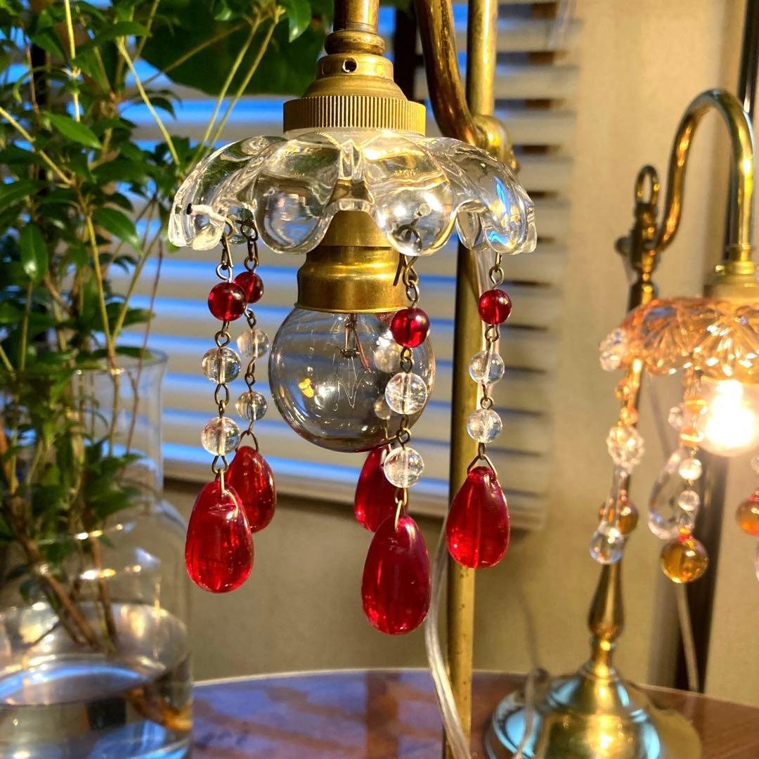 （キャサリンさま）バカラ　ミニシャンデリア　（刻印付）　フランスアンティーク