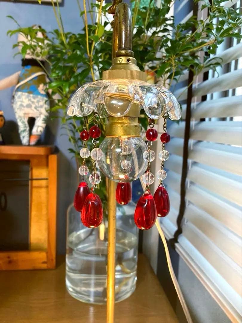 （キャサリンさま）バカラ　ミニシャンデリア　（刻印付）　フランスアンティーク