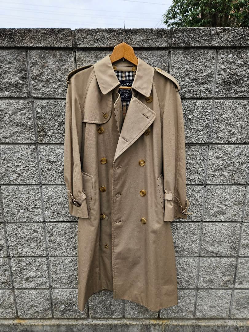 【BURBERRY】ヴィンテージ 英国製 ライナー付きトレンチコート
