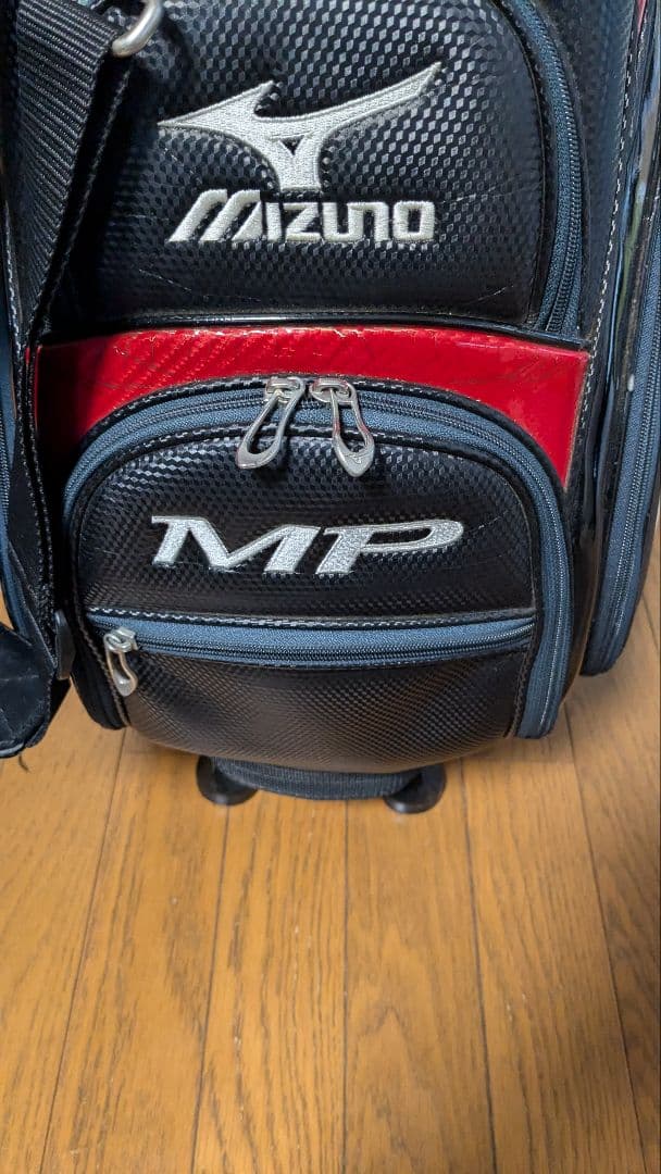 Mizuno MP ゴルフバッグ・キャディバッグ レッド/ブラック