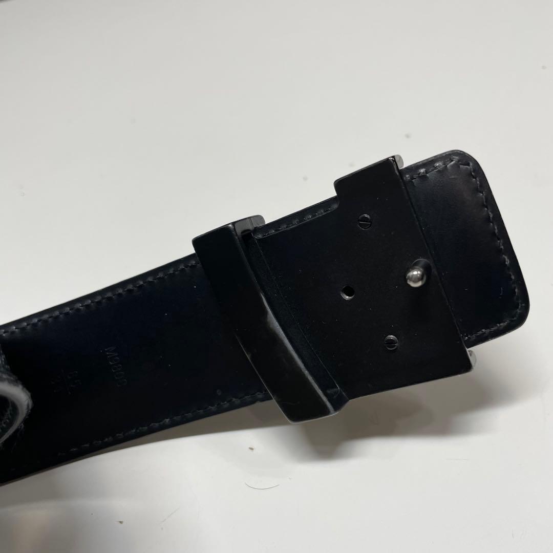 7*s様 Louis Vuitton ダミエパターン ベルト グレー　M9808