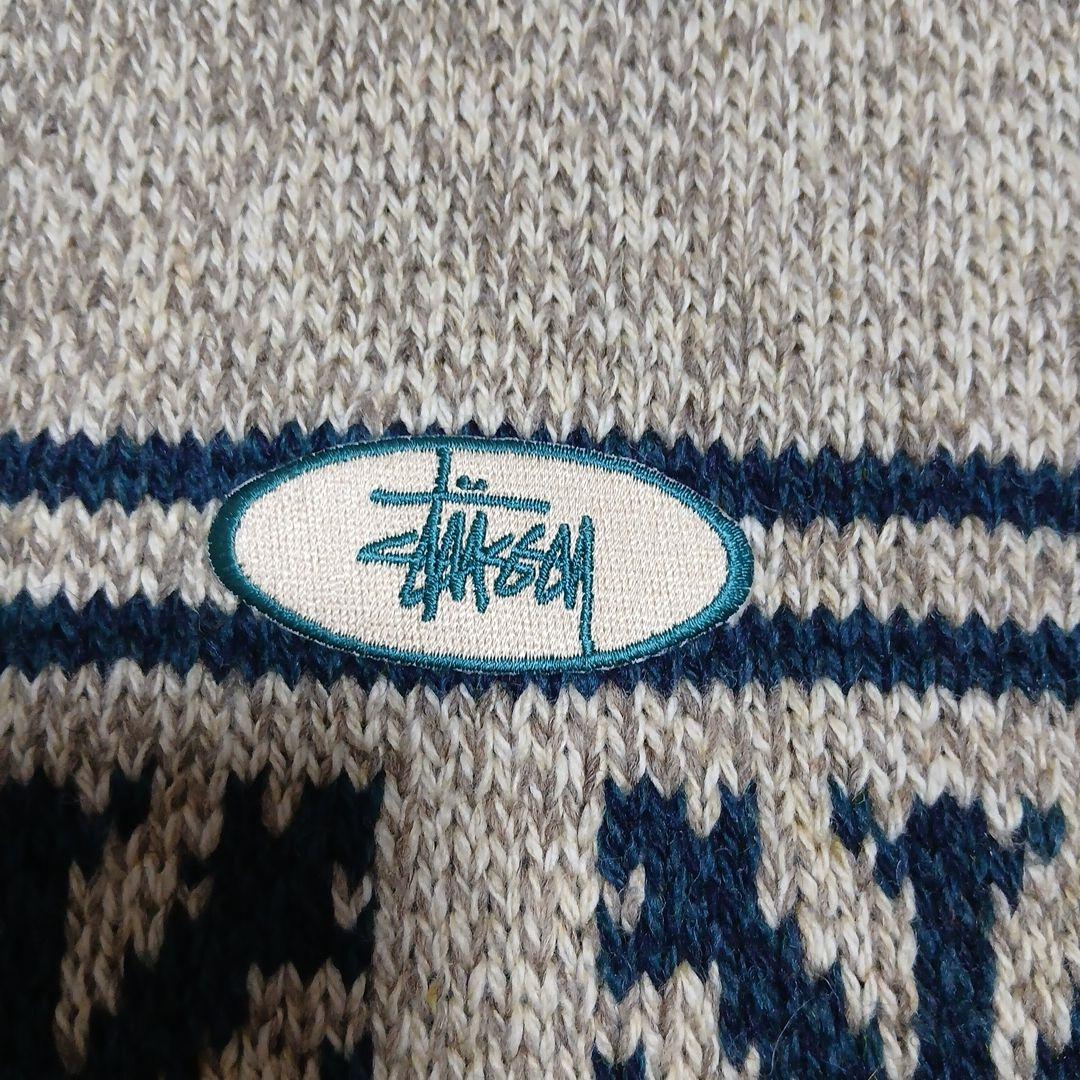 stussy 90s マフラーold stussy アメリカ製 ヴィンテージ