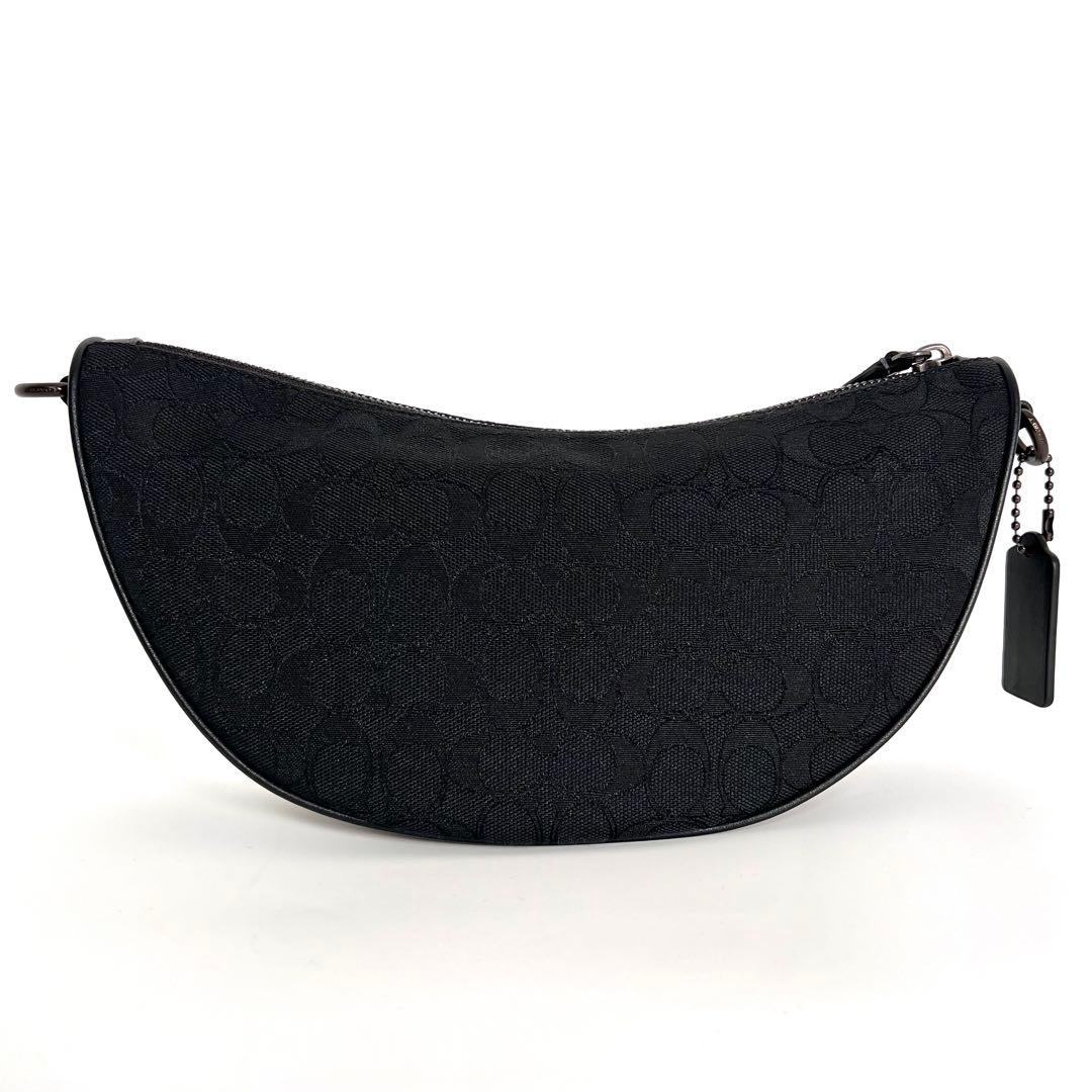 ほぼ新品 コーチ ホール ソフト スリングバッグ ジャカード ボディバッグ