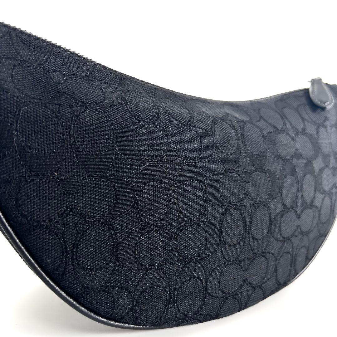 ほぼ新品 コーチ ホール ソフト スリングバッグ ジャカード ボディバッグ