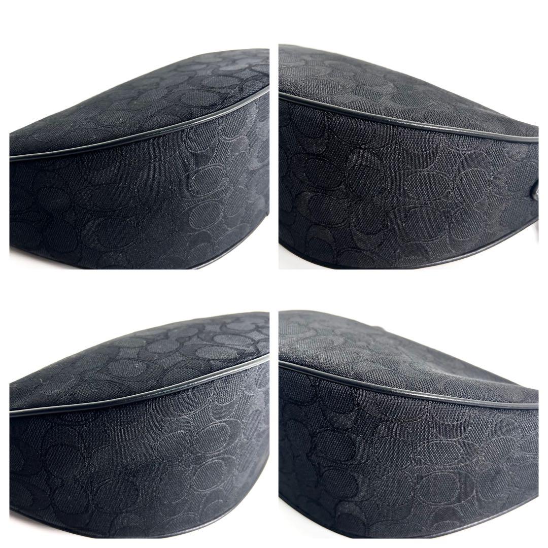 ほぼ新品 コーチ ホール ソフト スリングバッグ ジャカード ボディバッグ