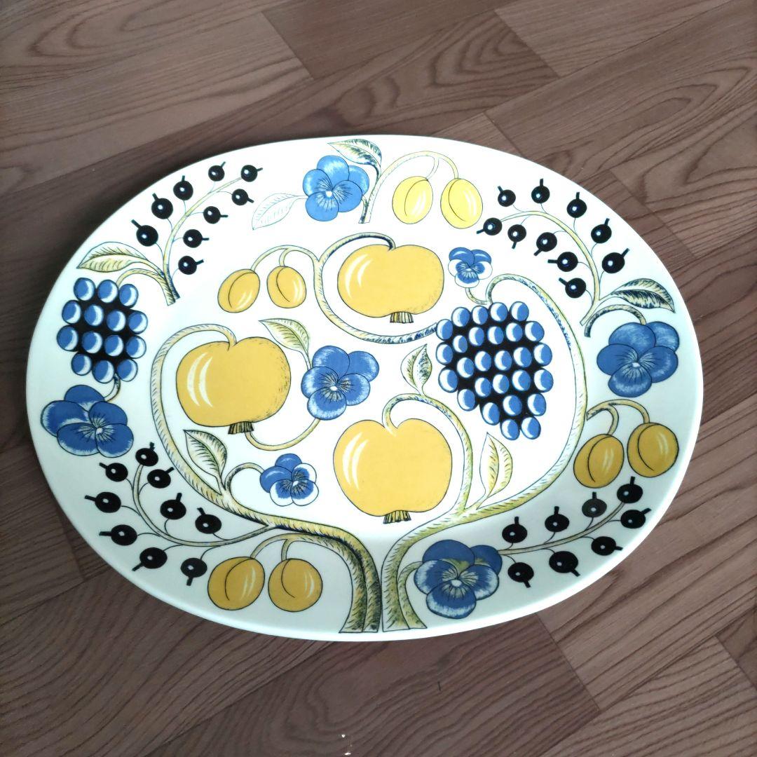 あっちゃん。旧ロゴARABIA　パラティッシ　36cmオーバル皿