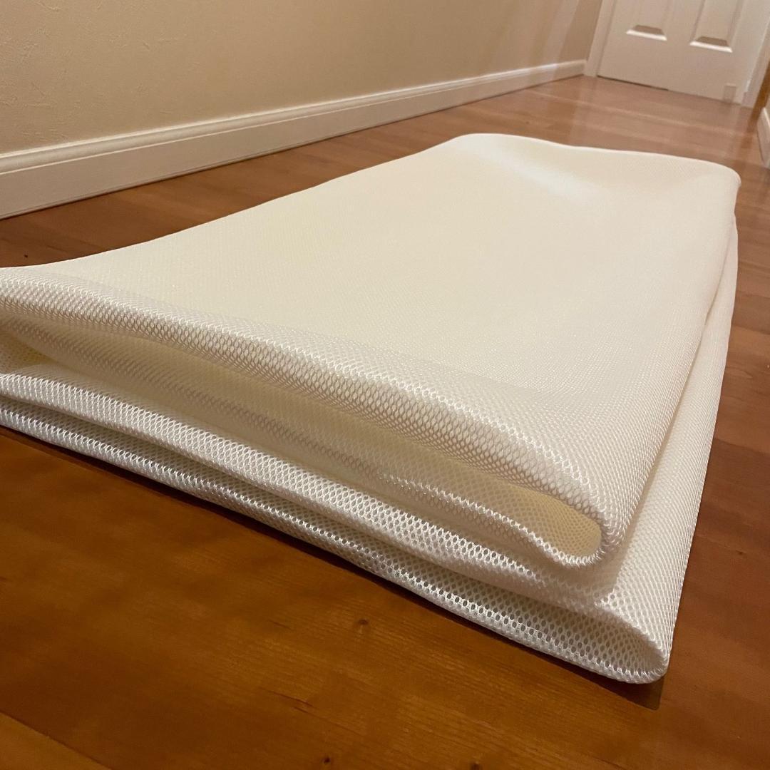 カバー付◆４.５cm厚 固め◆ 東洋紡ブレスエアー相当品 98×200cm